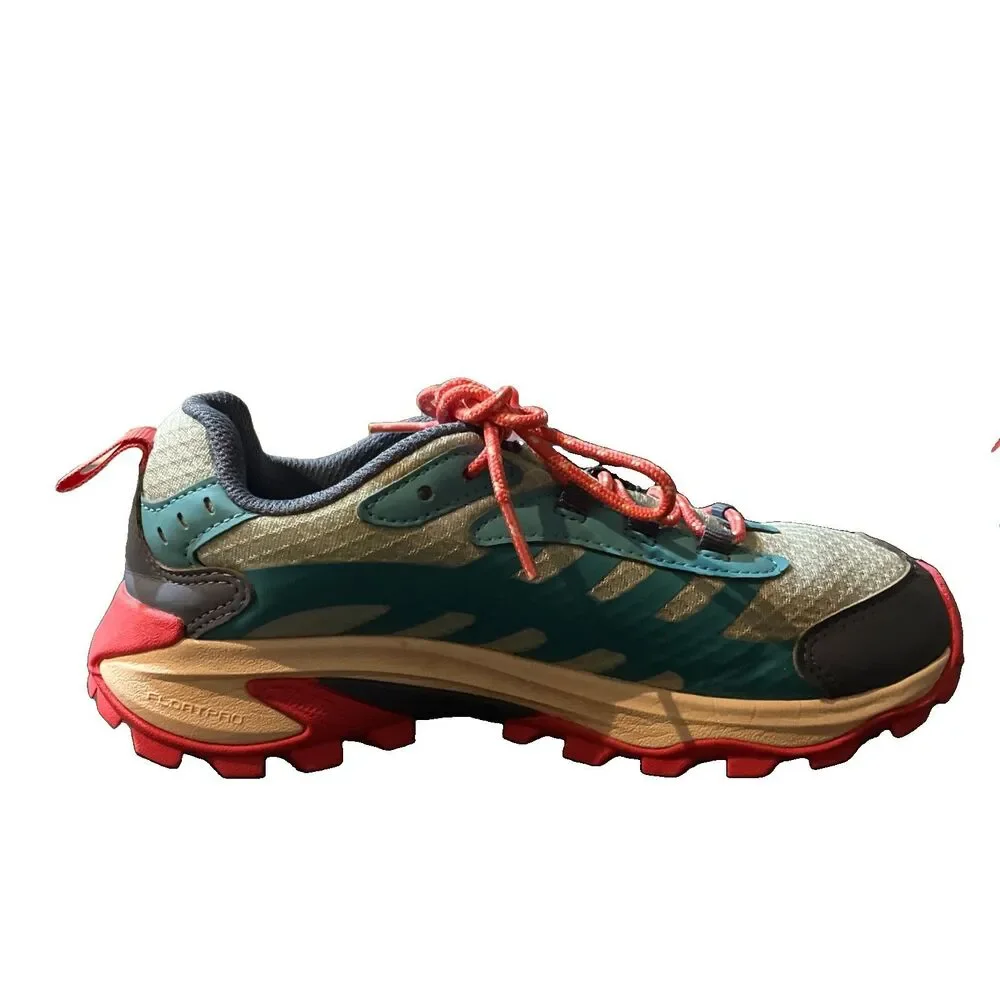 Merrell Trail Hiking Shoes Women 4 Blue Coral Excellent Waterproof FloatPro MK16